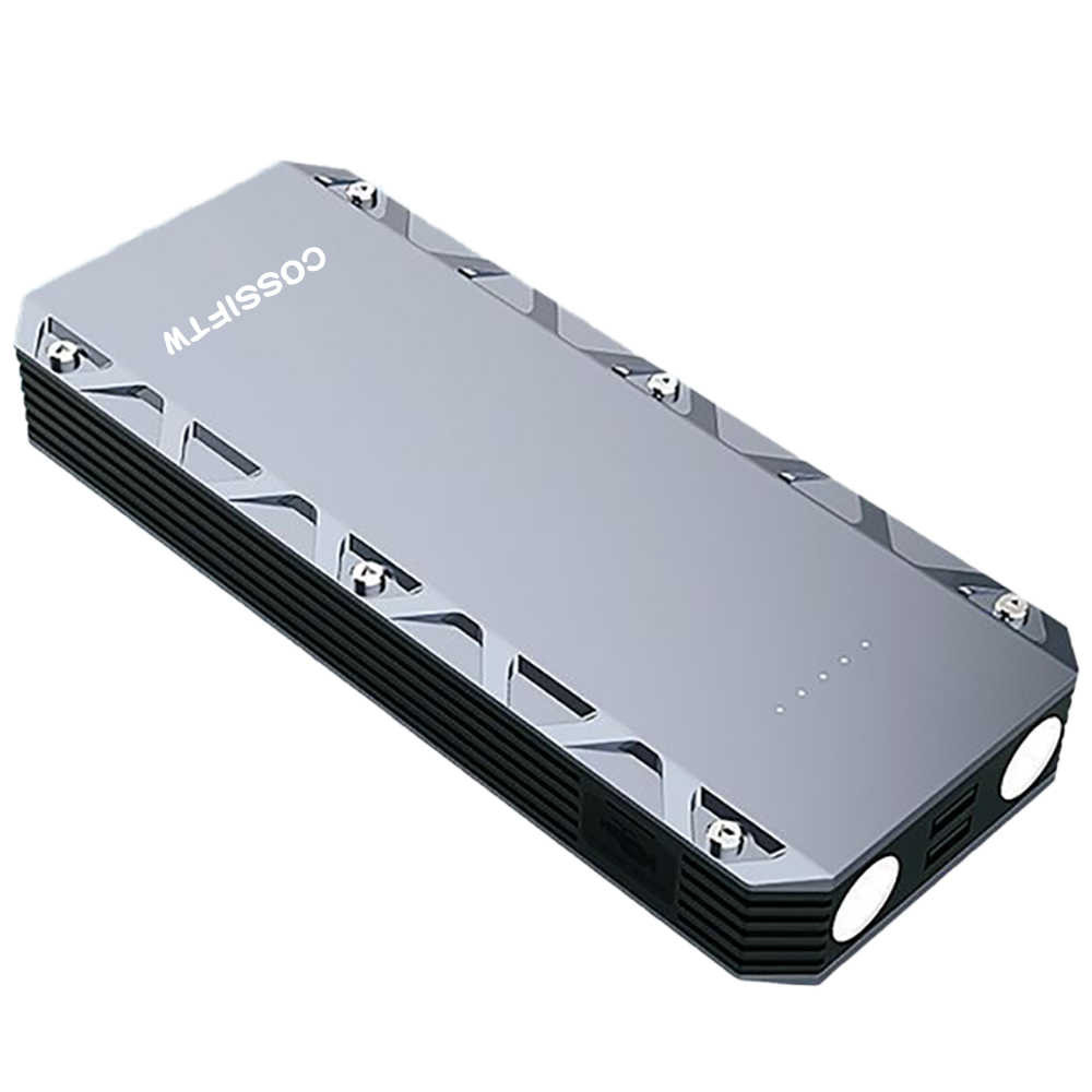 12A 12000MAH 1.2V Jump Starter Power Station Power Bank Restart Car Led Outdoor Camping Light