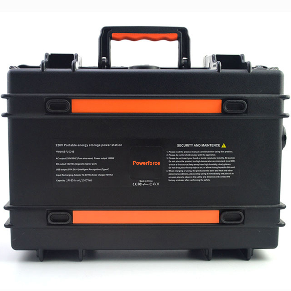 批发600w1000w Powerstation家庭户外露营便携式电池太阳能发电站