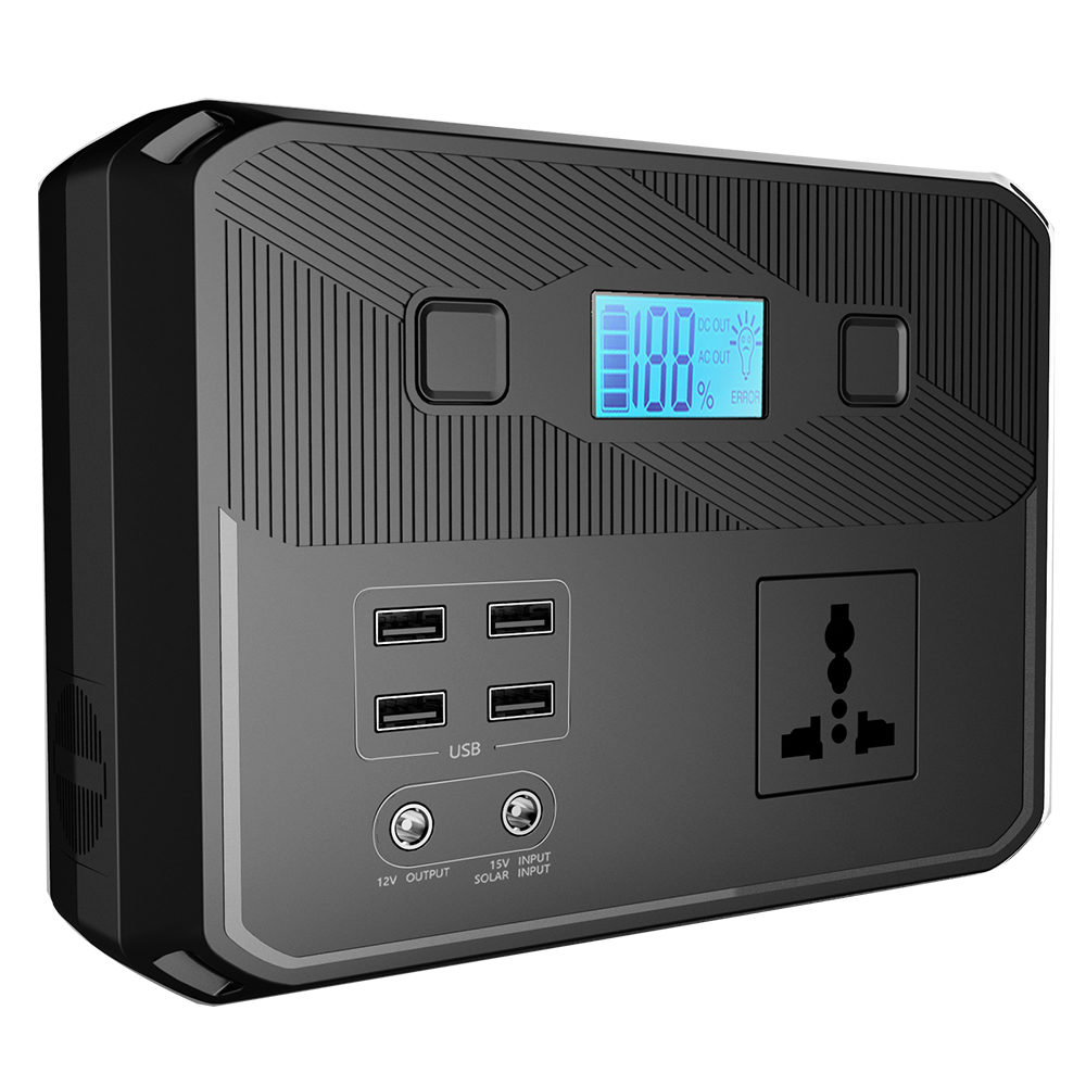 太阳能发电系统200w Lifepo4UPS储能电池/迷你太阳能银行户外便携式电站