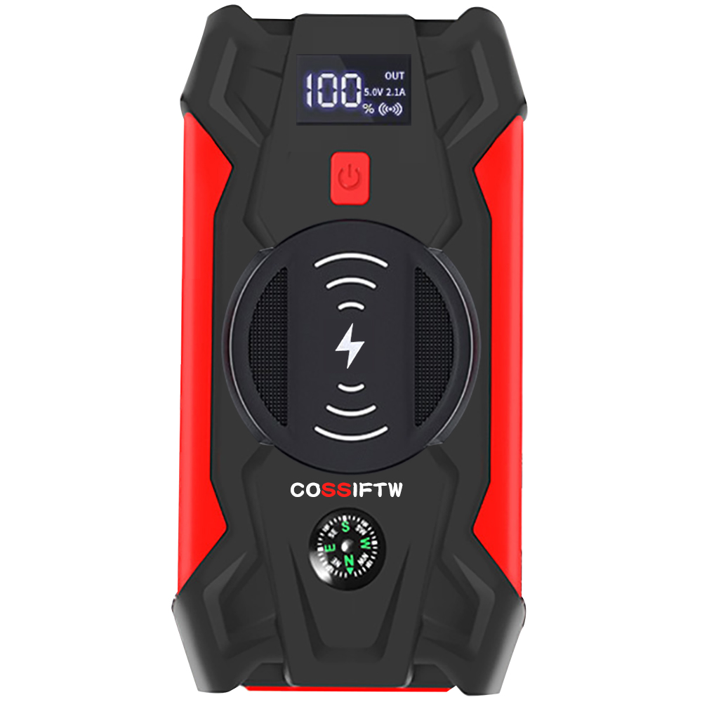 Portable 12000Mah Car Jump Starter Power Bank Car  12V Multifunction Jump Starter Power Bank With Flashlight Jump Starter