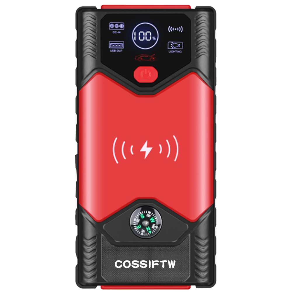 Portable 12V Car Jump Starter 1200Amp Automatic Battery Boost Kit 59800 mAh for Trucks and Cars