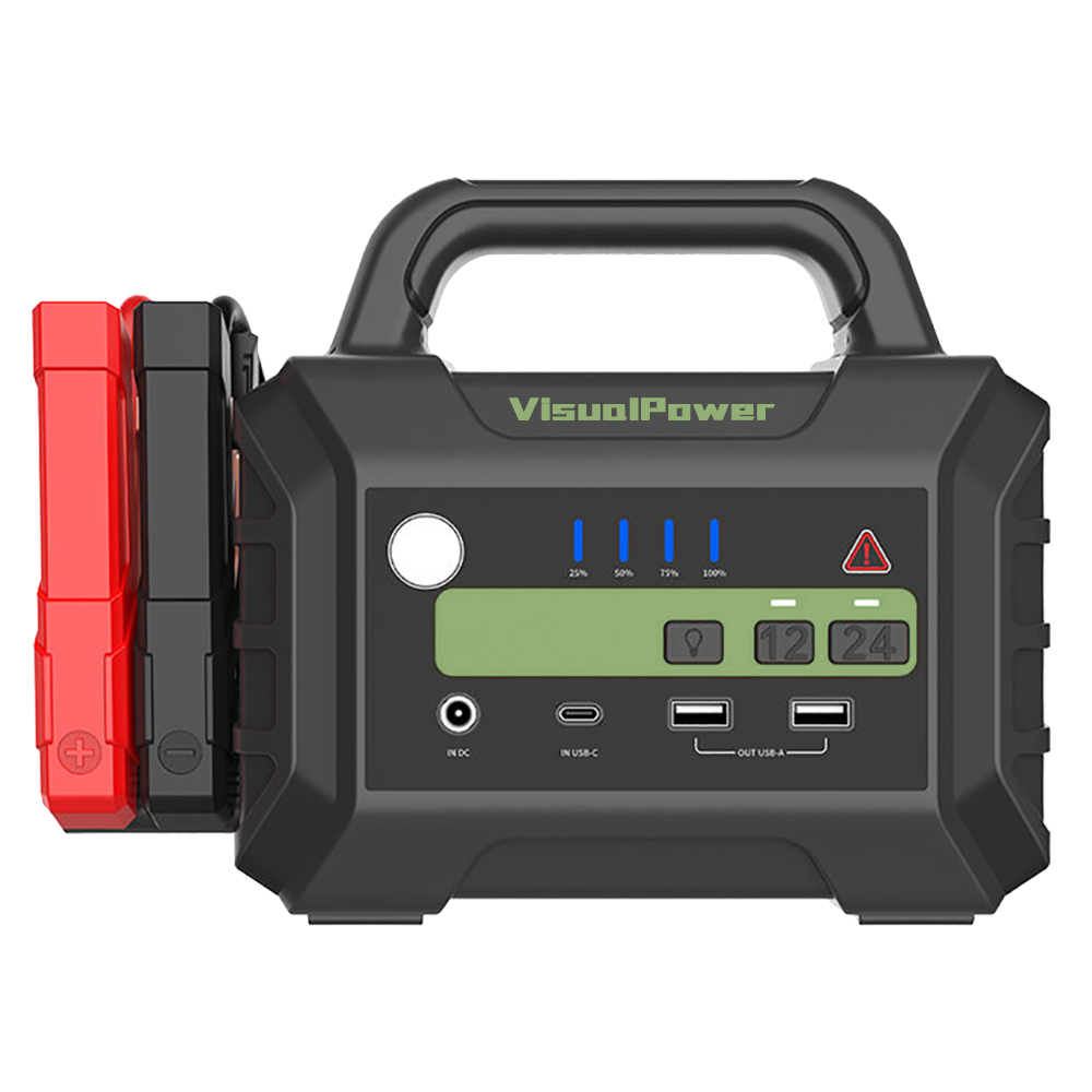 24伏电池助推器跳跃起动器组与12v重型卡车半和大拖拉机