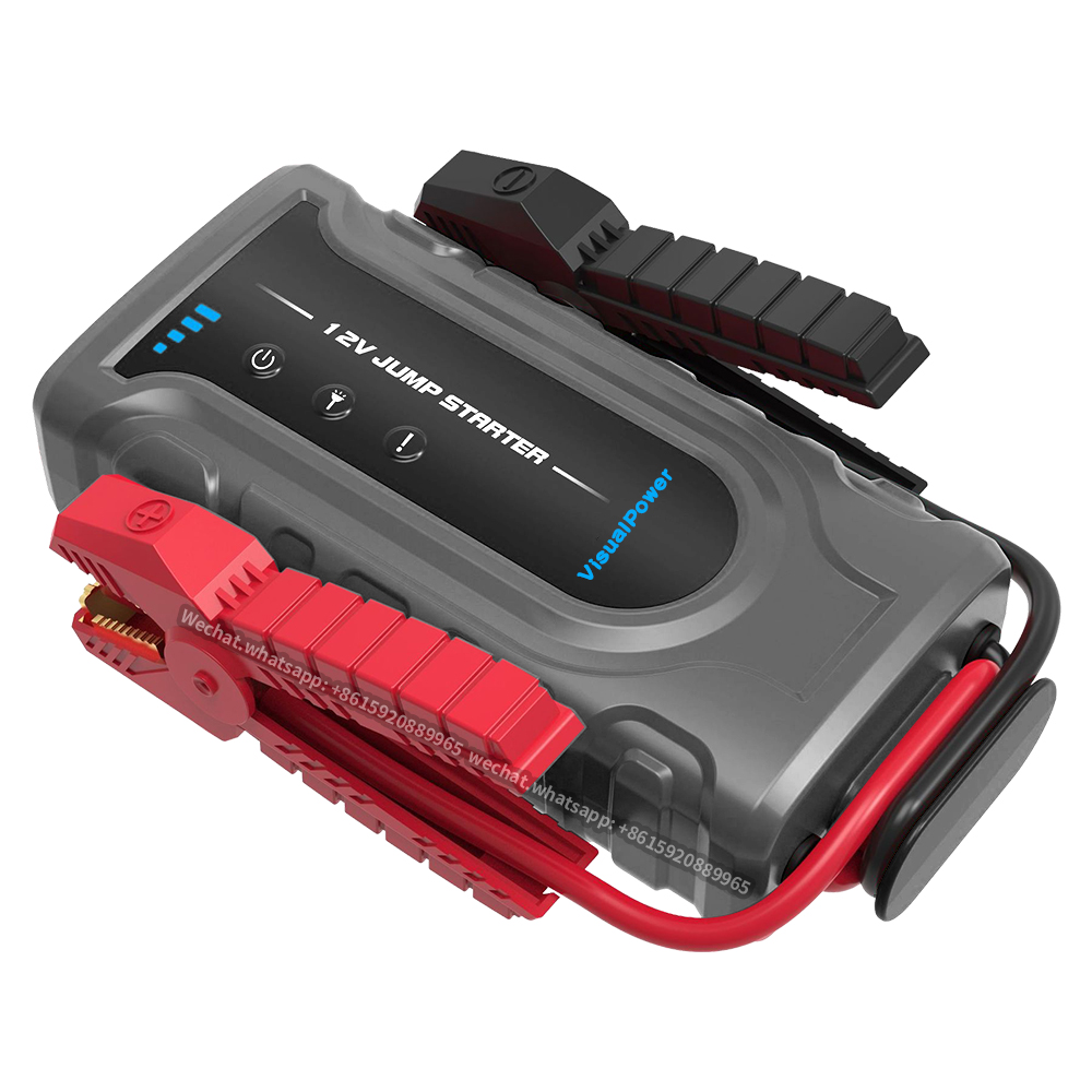 1000a锂迷你汽车跳跃起动电源银行多功能自动跳线启动助推器应急汽车电池充电器跳跃