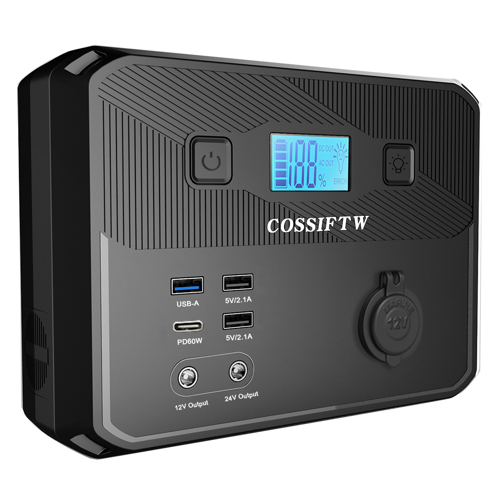 Solar generator external battery pack 200W portable power station power pack with socket 110V/220v suitable for household outdoor camping