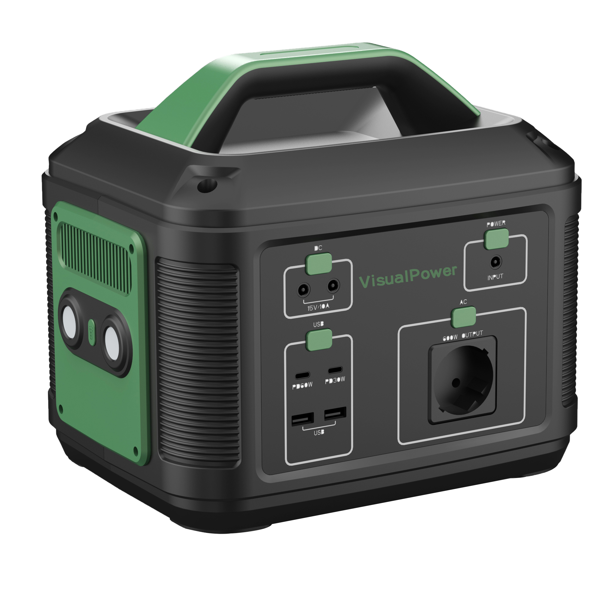 Outdoor Portable Mobile Energy Storage Power Supply 400WH Emergency Home Charging Station Backup Power Supply