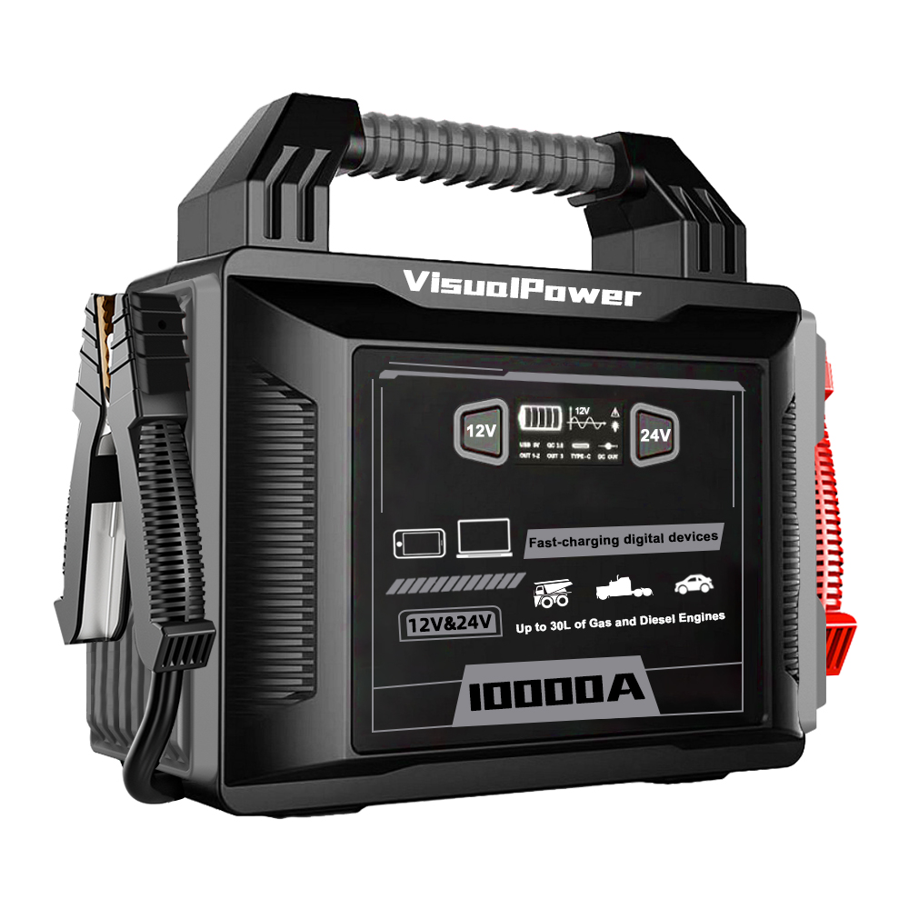 High Power 12V 24V Car Jump Starter 48000mAh Battery Auto Emergency Booster Tools Jump Starter for Truck