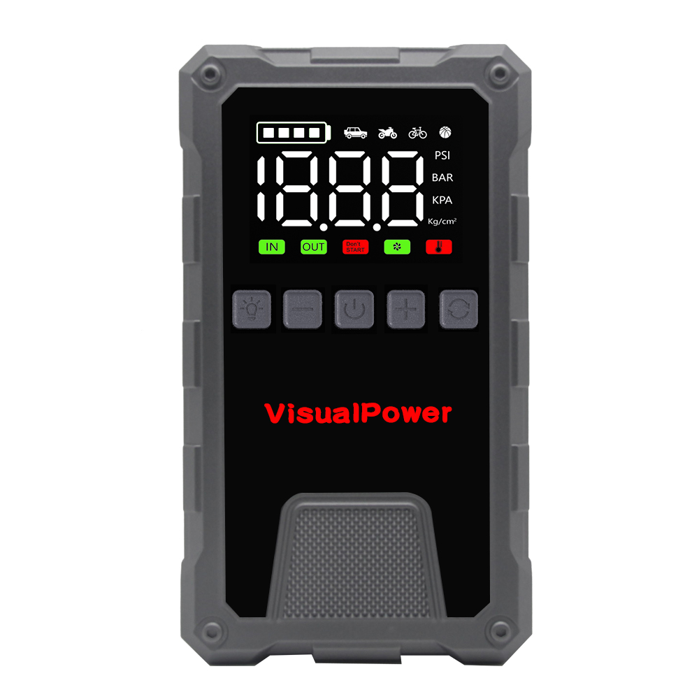 Estação Portátil Do Banco Do Poder do acionador de partida do Salto da bateria de carro de 12v 3000A com Compressor de ar